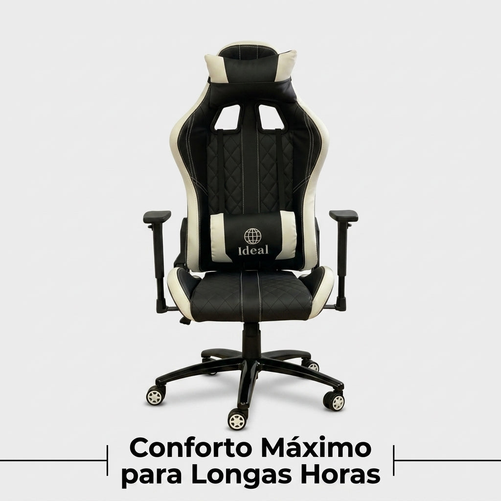 Cadeira Gamer Ergonômica - Preta
