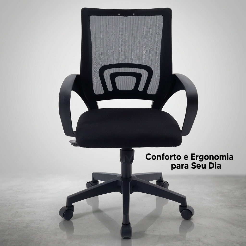 Cadeira Executiva Escritório Preta